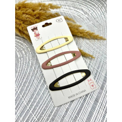 BB4095 Заколка матова овал